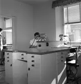 Nya landstingshuset exteriör och interiör. 3 april 1949.