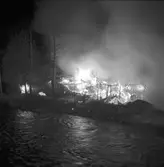 Eldsvåda i Valbo lådfabrik. 19 mars 1949.