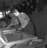 Hantverkstävlingarna på Rotundan Folket Park. 27 mars 1949.