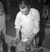 Hantverkstävlingarna på Rotundan Folket Park. 27 mars 1949.