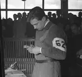 Hantverkstävlingarna på Rotundan Folket Park. 27 mars 1949.