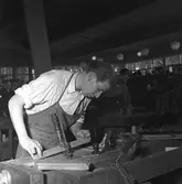 Hantverkstävlingarna på Rotundan Folket Park. 27 mars 1949.