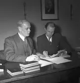 Prästmöte på St. Ansgars hus. 15 april 1949.