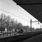 Centralstationens gamla perrong rives. Maj 1949.