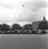 Folknykterhetens dag. Demonstrationståg till Boulognerskogen. År 1949. Reportage för Gefle Dagblad.