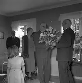 Direktör Gösta Nygren 50-årsdag i Furuvik. 23 april 1949.