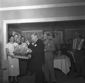 Direktör Gösta Nygren 50-årsdag i Furuvik. 23 april 1949.