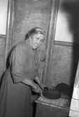 Fiskerikongress. Reportage bland annat hos fiskare i Bönan och Fiskarföreningen i Bönan. 8 februari 1950.
