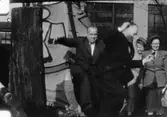 Sjöströms fabrik. Reproduktion från smalfilm.       Februari 1950.