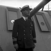 Flottbesök. 2 augusti 1946. Fotografiet sändes till komendörkapten H. Uggla på jagaren Mjölner.