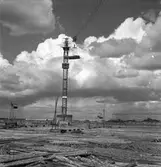 Linbana vid Korsnäs fabrik. 27 augusti 1947. Nordströms Linbanor AB, Vasagatan 16, Stockholm.