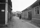 Gatubild från Källgränd, Gävle.