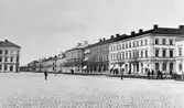 Nygatan vid torget på 1890-talet