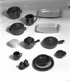 Husgeråd, matservis. Den 16 januari 1962
Bobergs Fajansfabrik AB.
