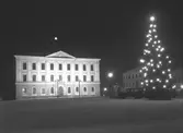 Julgranen på rådhustorget

