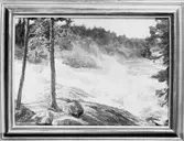 Konstnären Gustav Holms tavla
