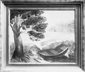 Konstnären Bertel Nordströms tavla målad 1923
