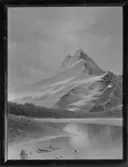 Konstnären Berggrens tavla målad 1929
