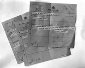 Telegram från New York, 20 maj 1939
