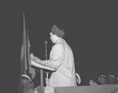 Fredsdagen. Firad ute på torget. Den 7 maj 1945