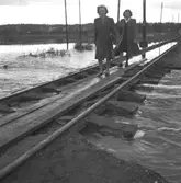 Översvämningar. Den 18 augusti 1945