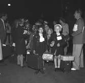 Norgebarn på Centralstationen. September 1945