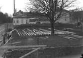 Från grävningarna vid Landstadshuset. Maj 1938
