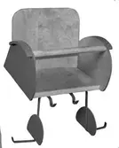 Malmbergs. Barnsits till cykel.