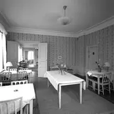 Matsalen på Holmsund Herrgård. Korsnäs AB. Den 20 april 1960
