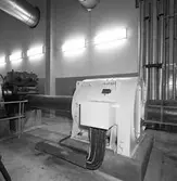 Elaggregat från AEG på pappersbruket. Korsnäs AB. Den 9 september 1961
