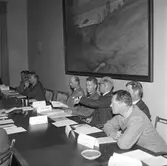 Korsnäs Personaltidning. Sammankomst i Föreningshuset. Korsnäs AB. År 1961
