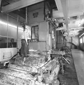 Maskinhall på Marma - Långrör. Korsnäs AB. Den 3 april 1962
