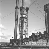 Gamla kabelkranar. Korsnäs AB. Den 7 maj 1962
