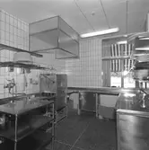 Interiör av ett Restaurangkök. Korsnäs AB. Den 14 april 1963.  (Föreningshuset, Holmsund eller Huvudkontoret)
