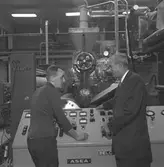 Maskiner från Säckfabriken. Korsnäs AB. Den 23 april 1965
