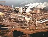 Nybygge av pappersmaskin. Korsnäs AB. Den 17 augusti 1968
