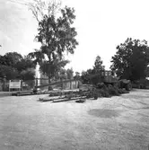 Skogsmaskin i Furuvik. Korsnäs AB. Den 20 augusti 1970