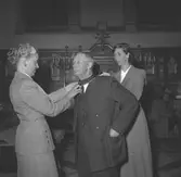 Medaljutdelning i Kristine kyrka. Korsnäs AB