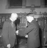 Medaljutdelning i Kristine kyrka. Korsnäs AB