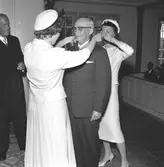 Medaljutdelning i Bomhus kyrka. Korsnäs AB