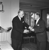 Medaljutdelning i Bomhus kyrka. Korsnäs AB