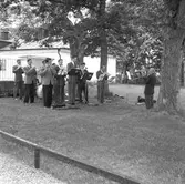 Musik i trädgården vid Föreningshuset. Korsnäs AB