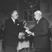 Kyrka. Medaljutdelning. Korsnäs AB