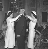 Kyrka. Medaljutdelning. Korsnäs AB