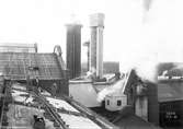 Sulfitfabriken. Syratornet taget från Sileritaket. Korsnäs AB. Den 17 november 1930
