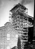 Sulfitfabriken. Bygge av Elevatortorn. Korsnäs AB. Den 10 februari 1930
