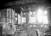 Gamla pannhuset under reparation. Korsnäs AB. Den 27 mars 1931
