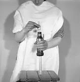 ATSA AB. Del av en mjölkmaskin. Den 19 april 1961