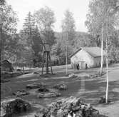 Kyrka i sommarlandskap. Skogsvårdsstyrelsen.