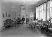Sällskapsrum på Hemgården, Gävle. 5 juni 1946.